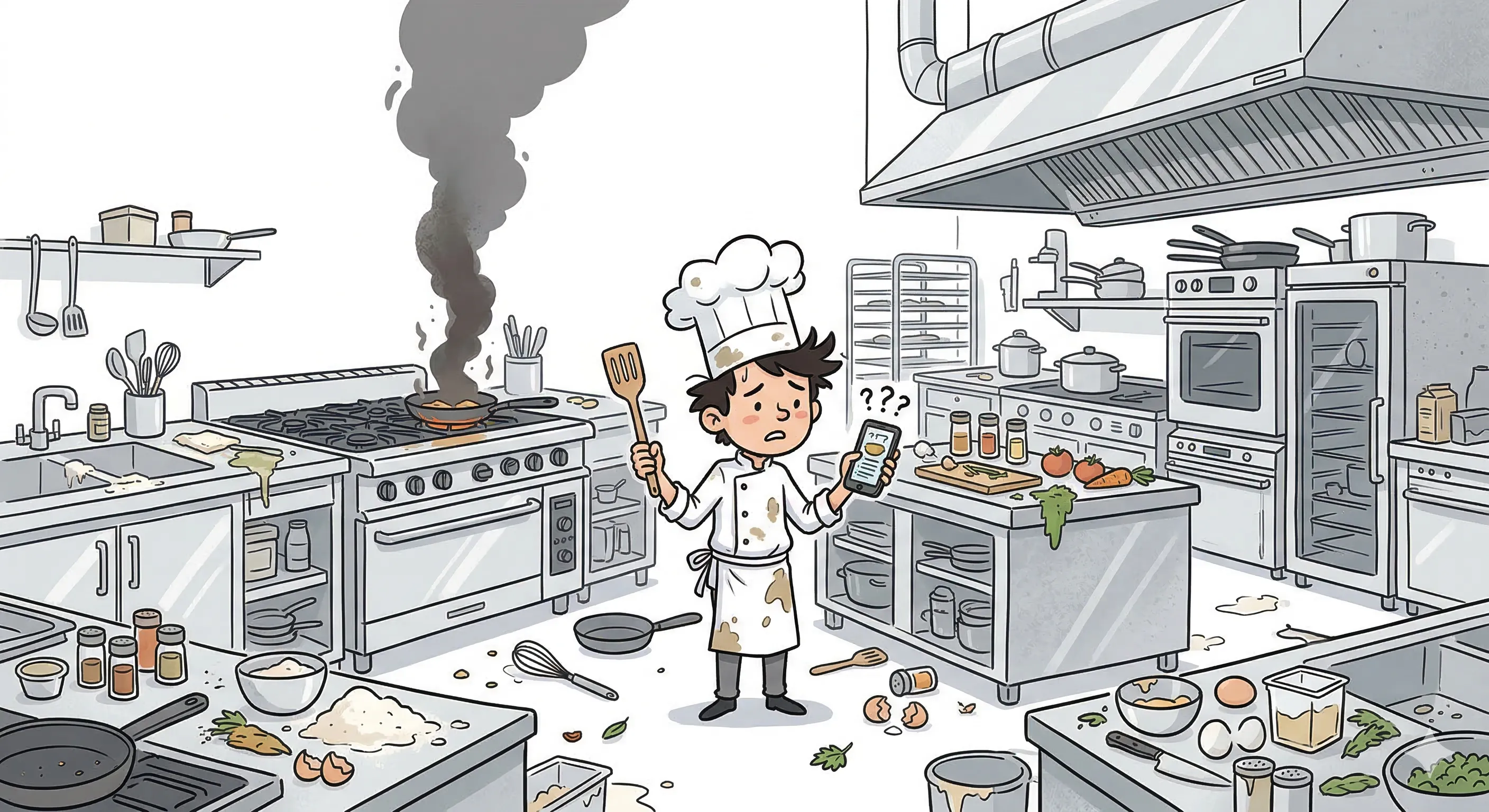 A professional kitchen — the right setup makes all the difference